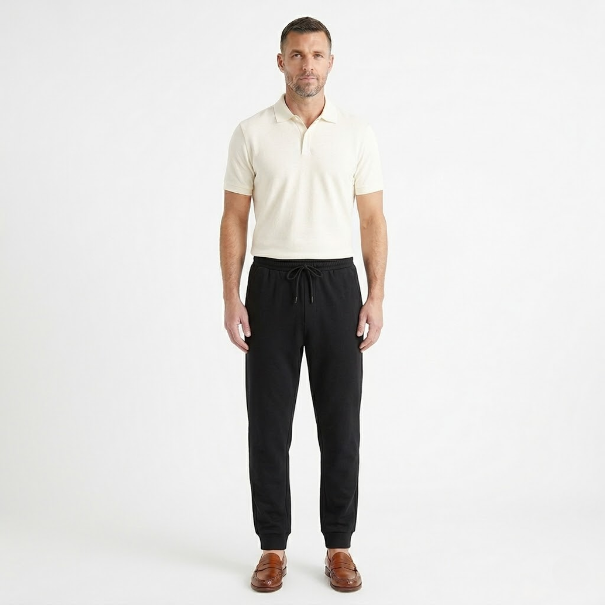 The Palermo Cotton Jogger – Lightweight Summer Trousers for Men