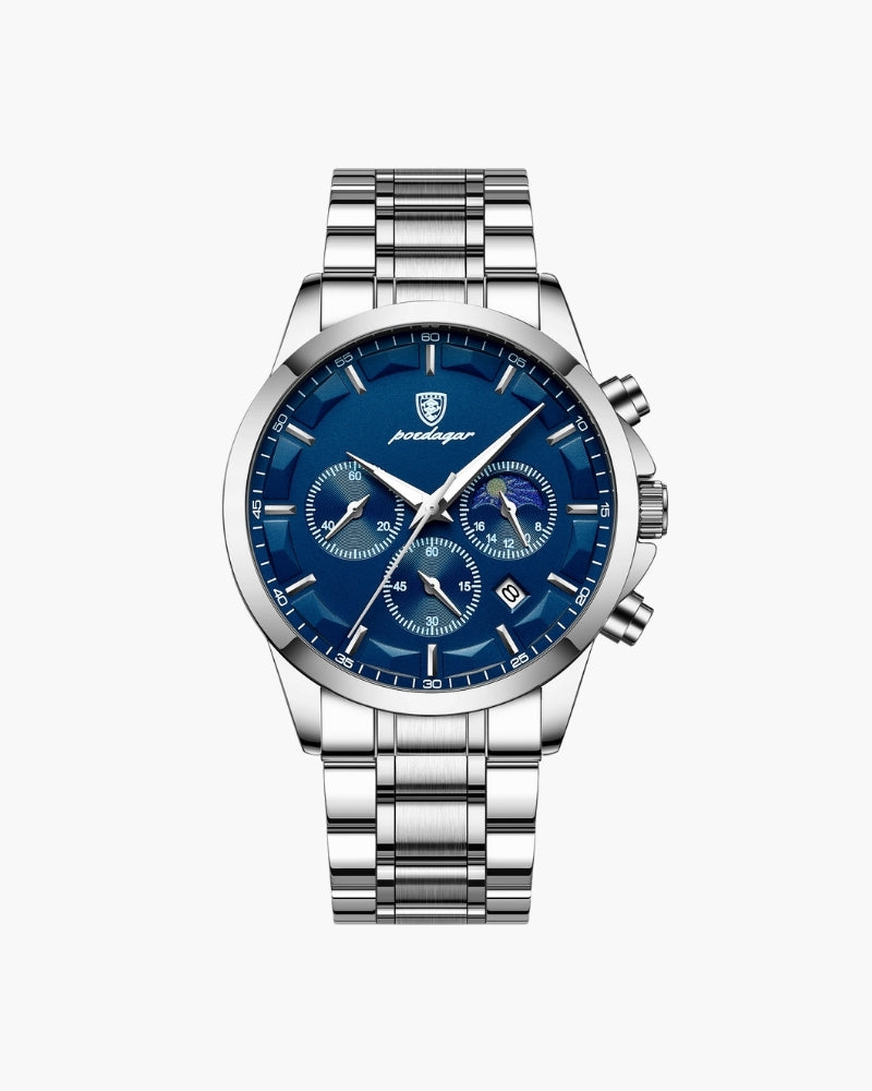 Precision Chronograph Steel Watch