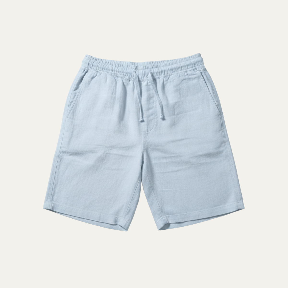 Linen Summer Drawstring Shorts for Men