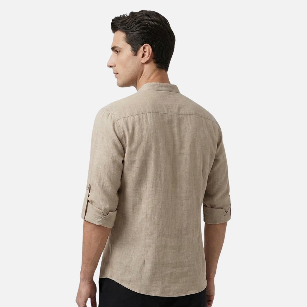 OLDMONEYLOOK | Men’s Classic Linen Summer Shirt