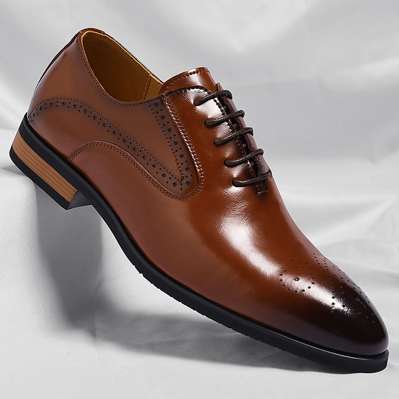 Verona Leather Brogue Dress Shoes