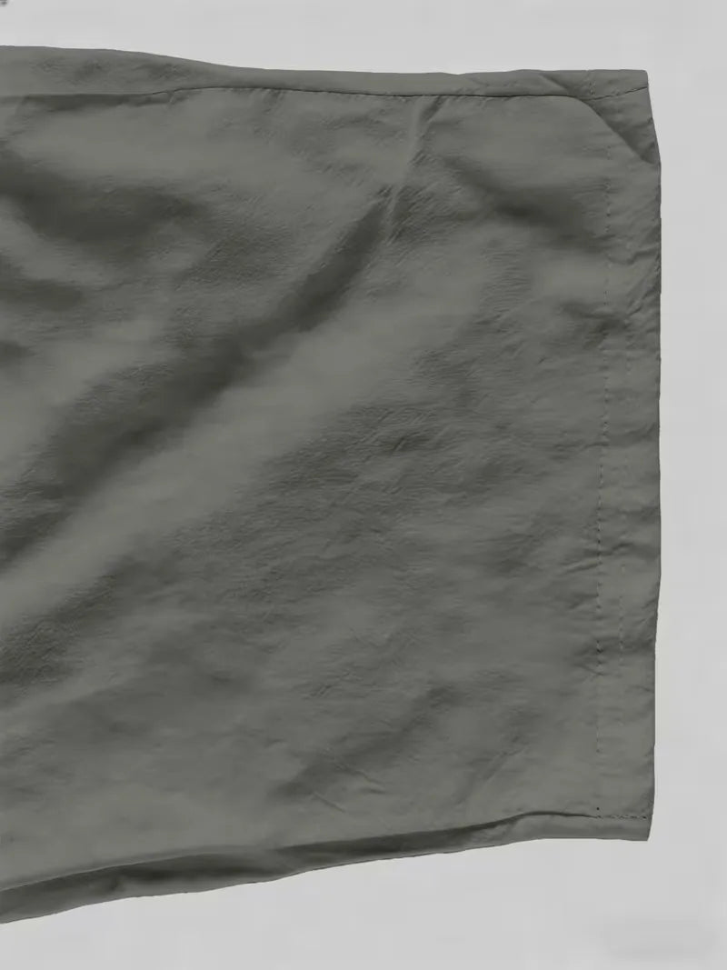 Two-Piece Summer Set with Wide Trousers for Men