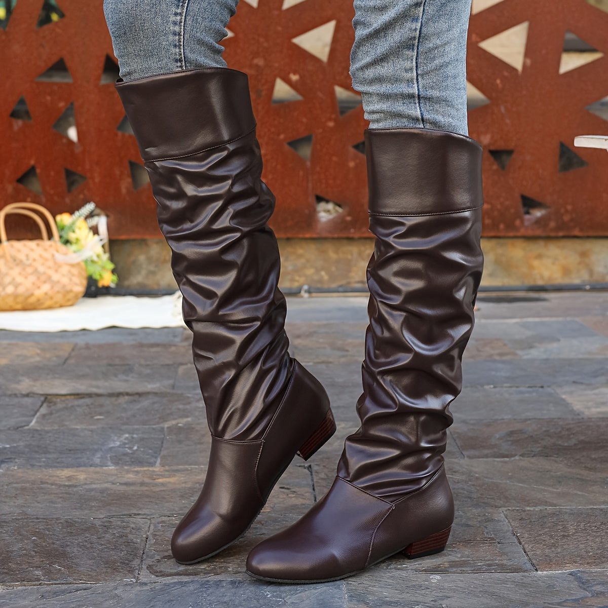 Phoebe | Relaxed Knee-High Boots