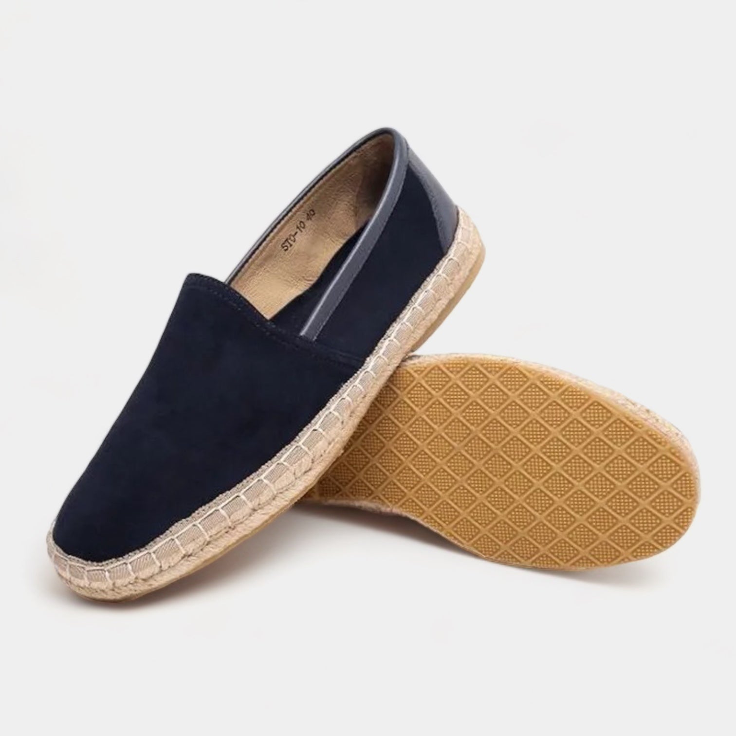 OLD MONEY Tressed Suede Loafers