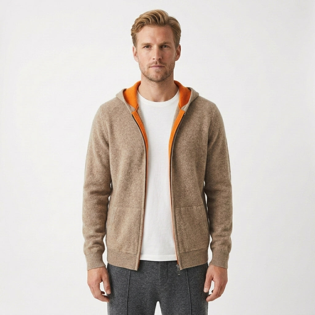 CASHMERE HOODIE FOR MEN