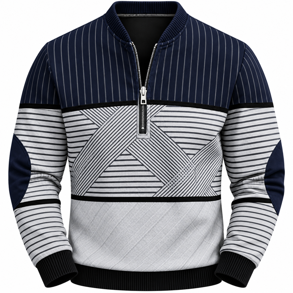 Classic Stripe Quarter-Zip