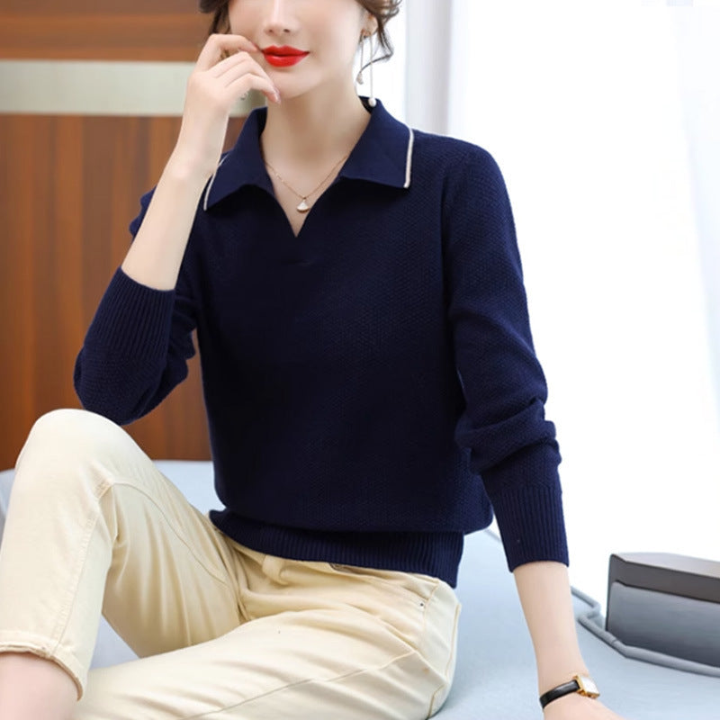 Collared Polo Sweater