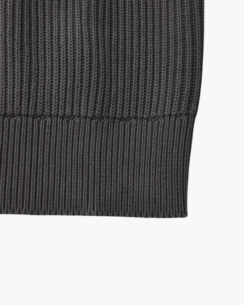 Rib Knit Crew Neck