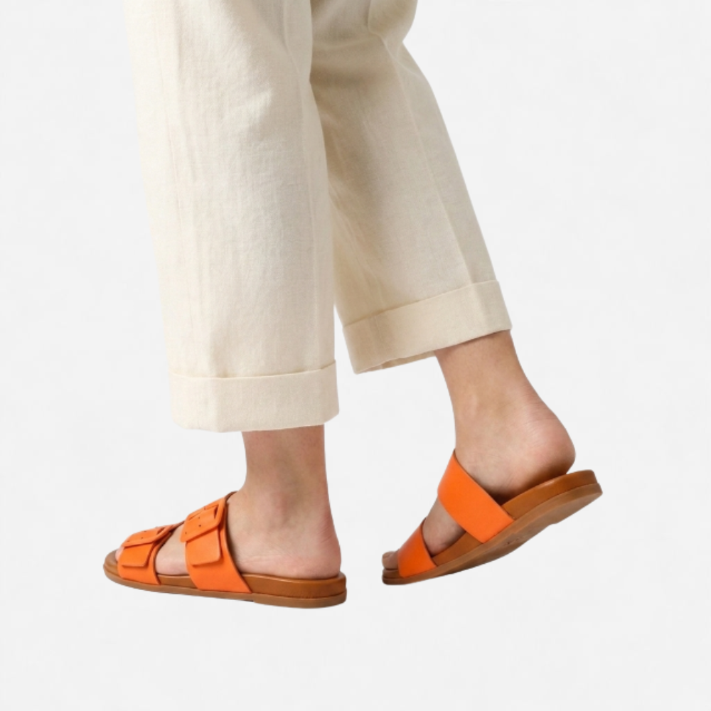 OLDMONEYLOOK | Women’s Refined Open Toe Flat Slippers