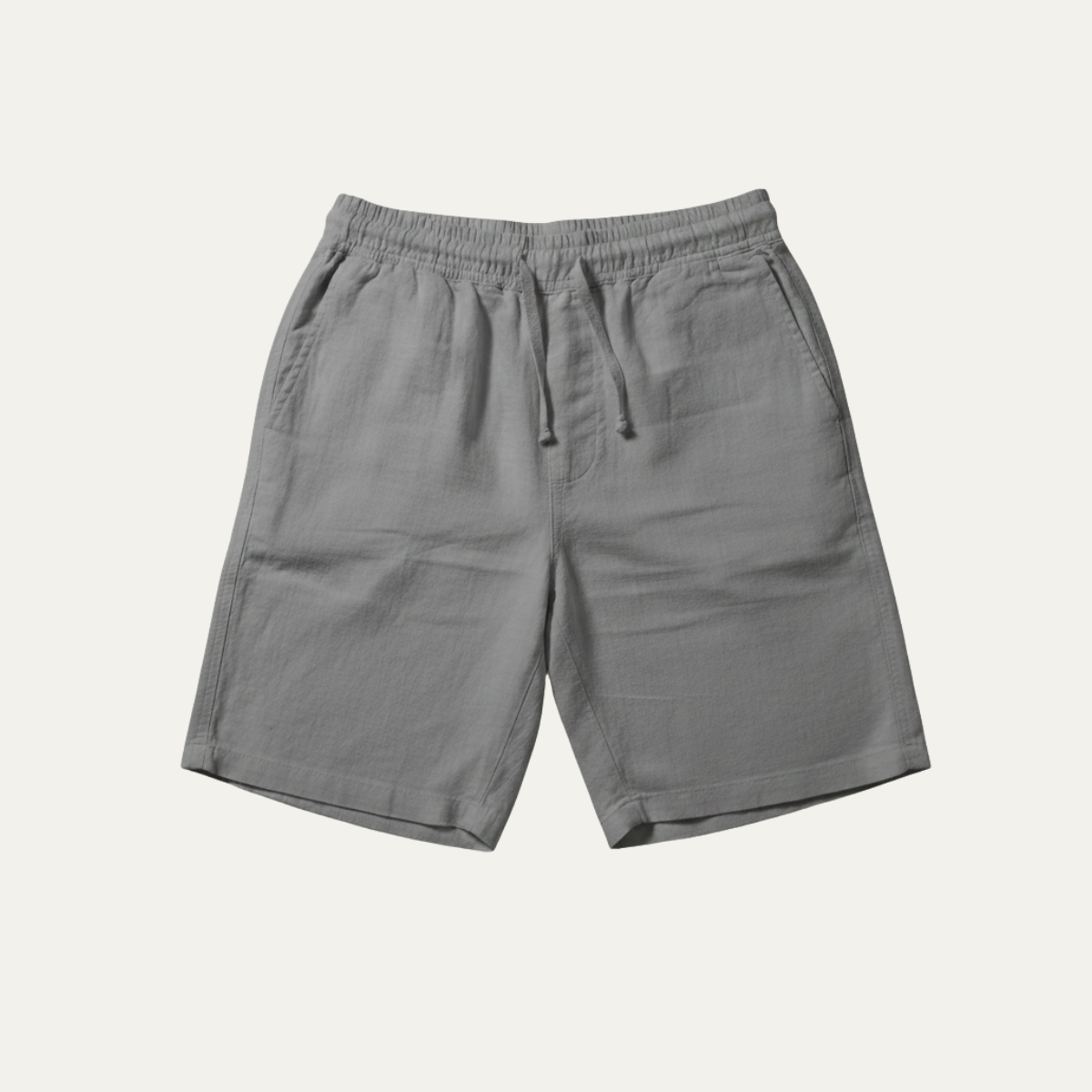 Linen Summer Drawstring Shorts for Men