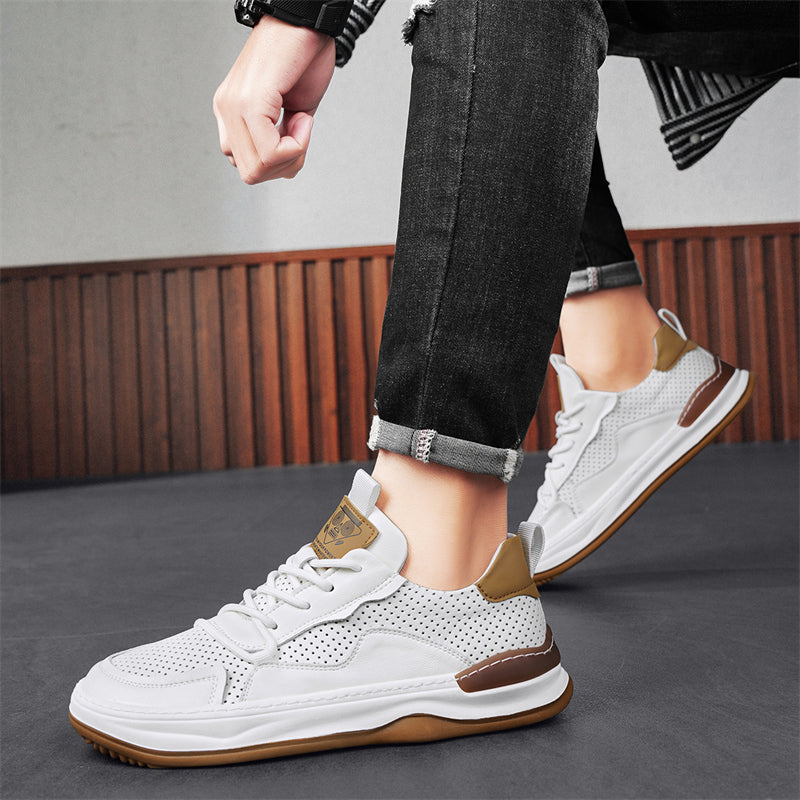 Italian Luxury Genuine Leather Sneakers