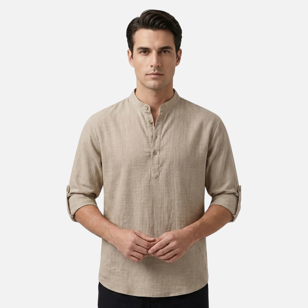 OLDMONEYLOOK | Men’s Classic Linen Summer Shirt