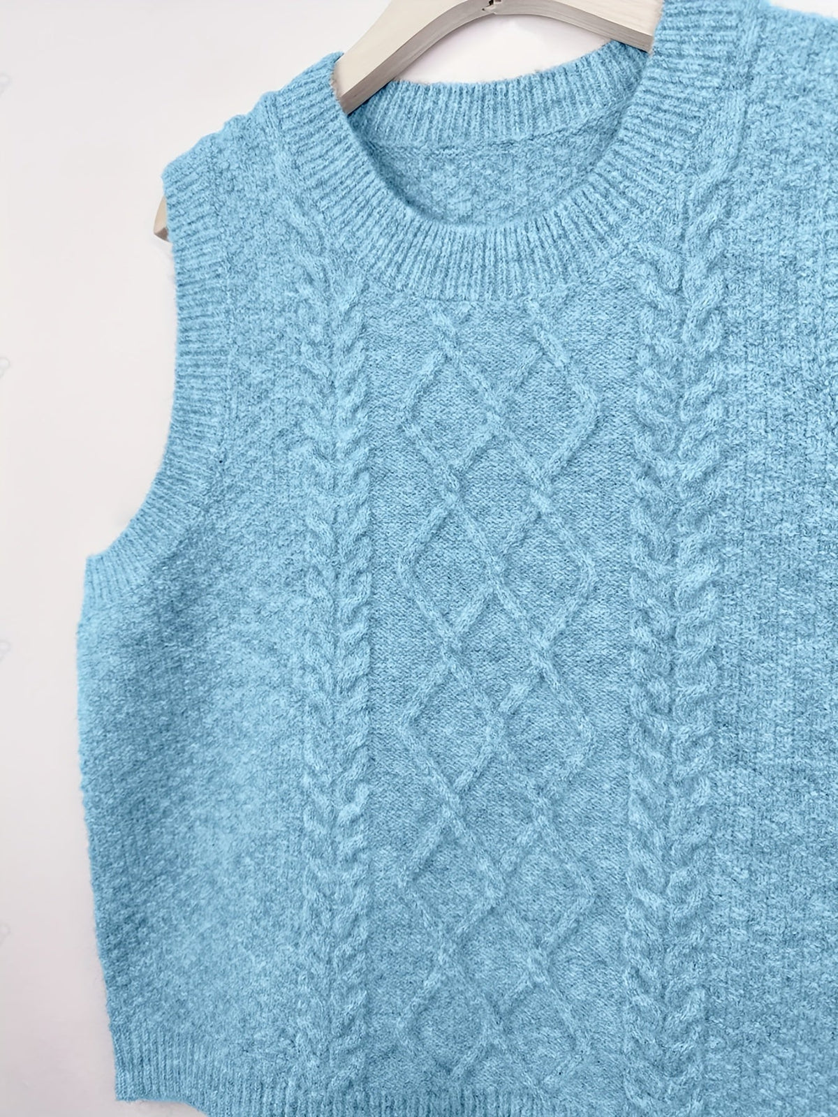 Eliza | Knit Cable Vest