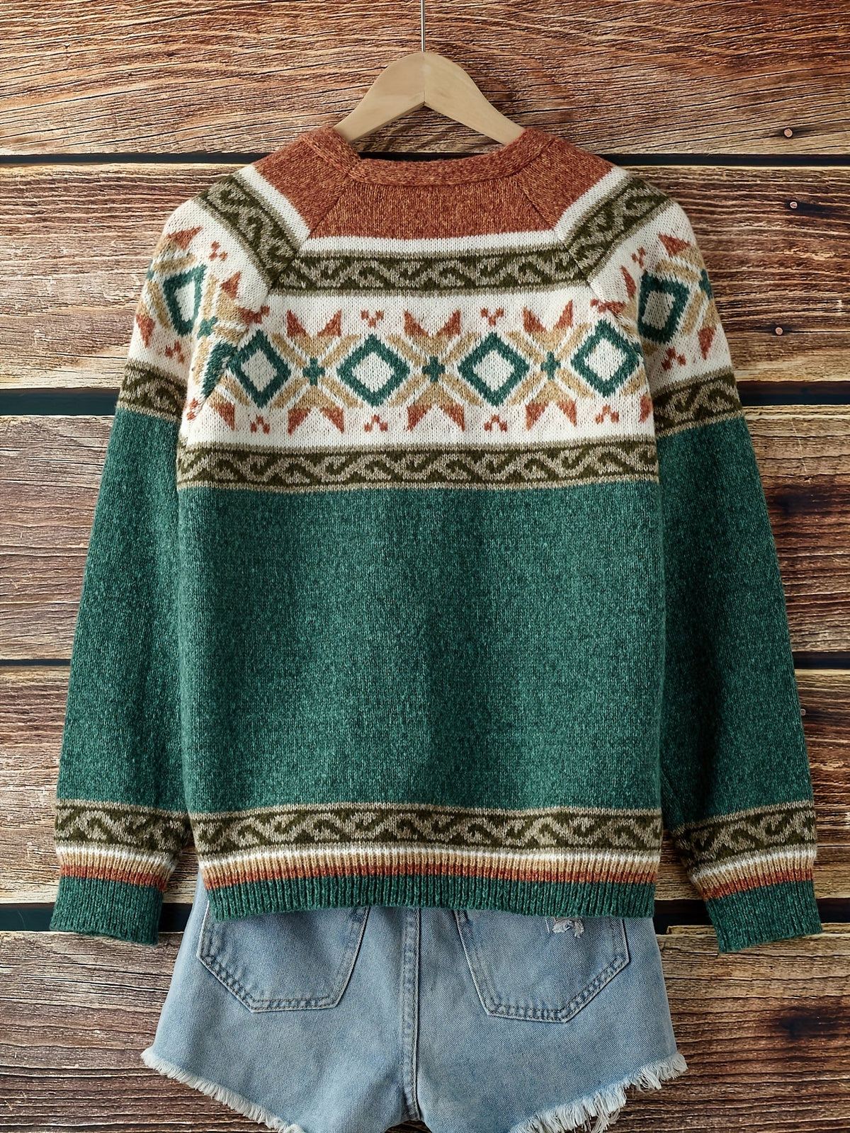 Fiona | Stylish Patterned Button-Up Cardigan