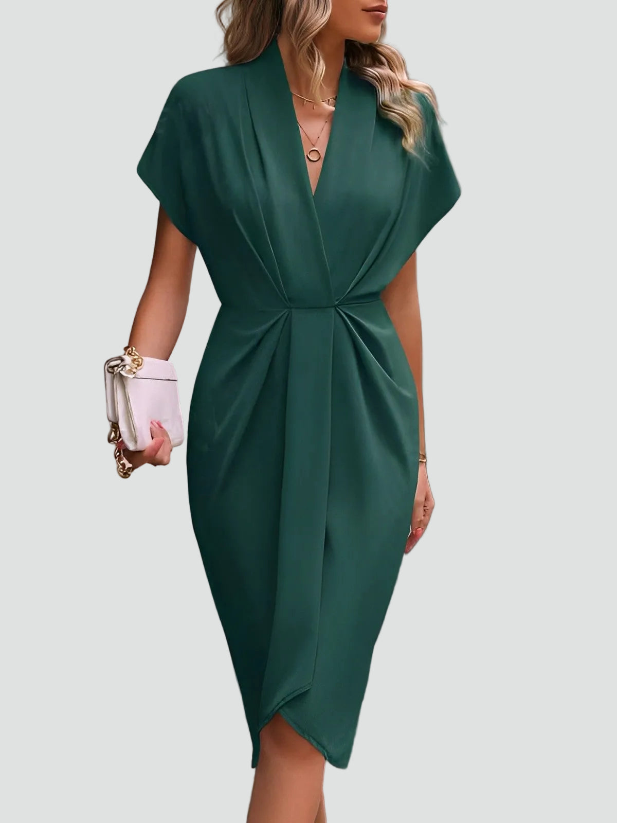 Wrap Dress for Women Regular Fit Softly Drapes Beautifully Around the Figure