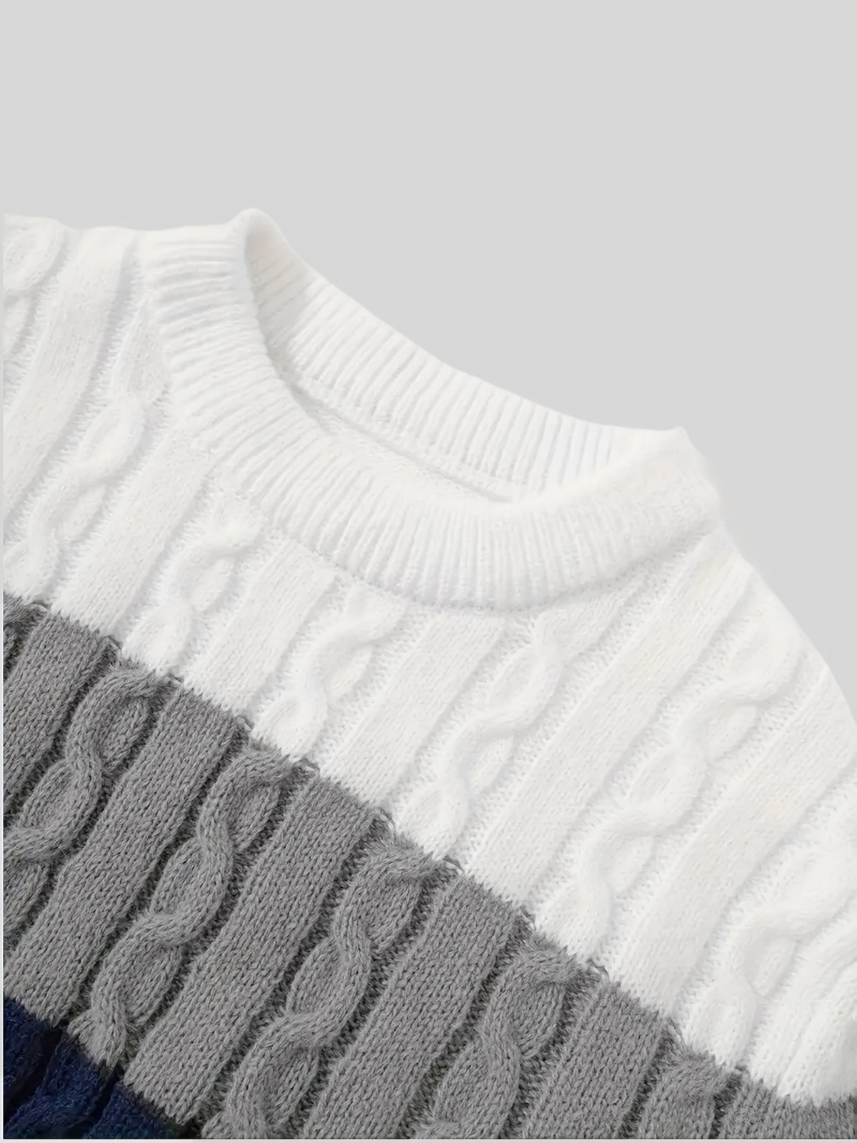 Bradley | Chunky Cable-Knit Sweater with Texture