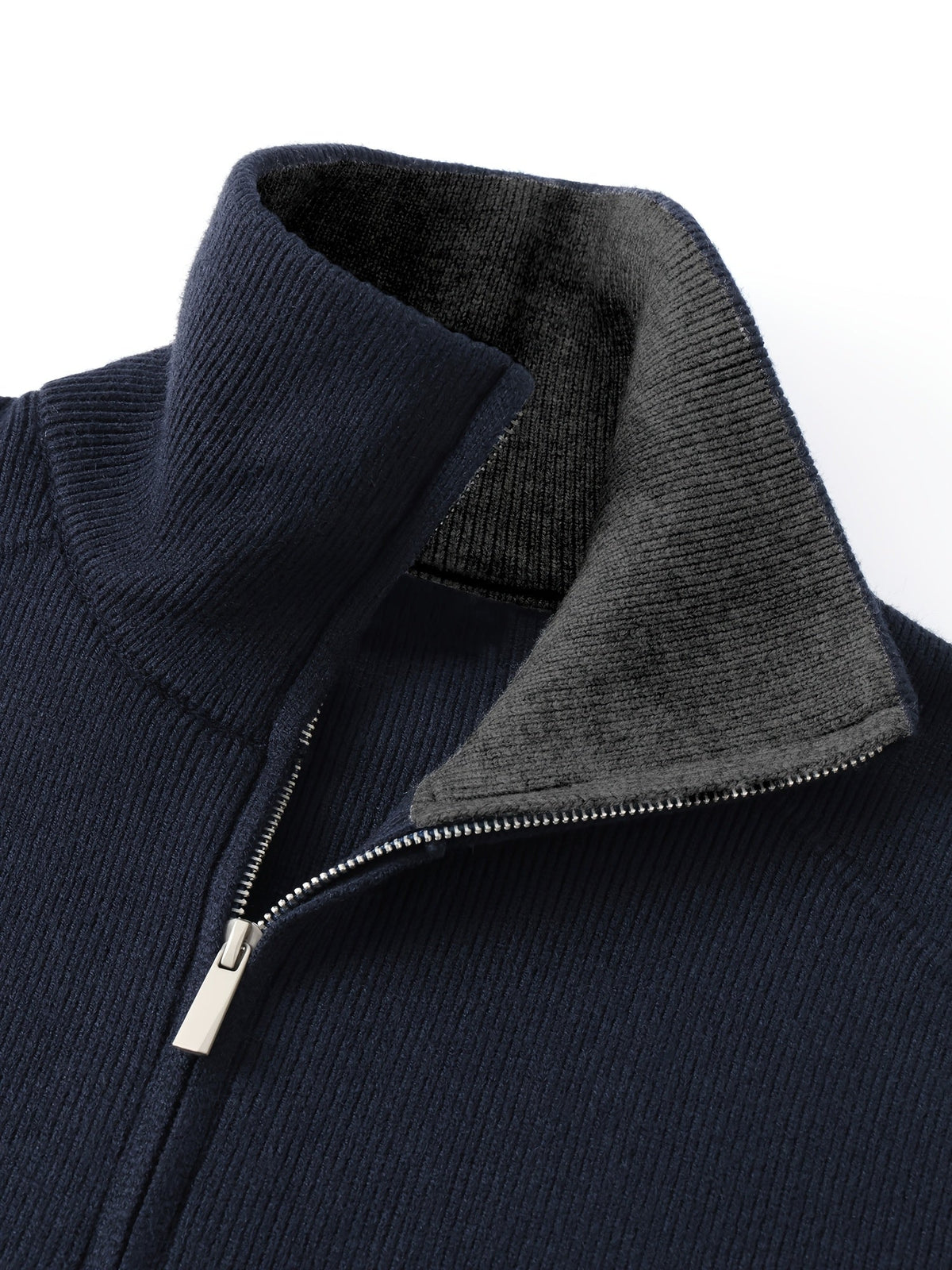 Winslow | Stand-Collar Zip-Up Cardigan