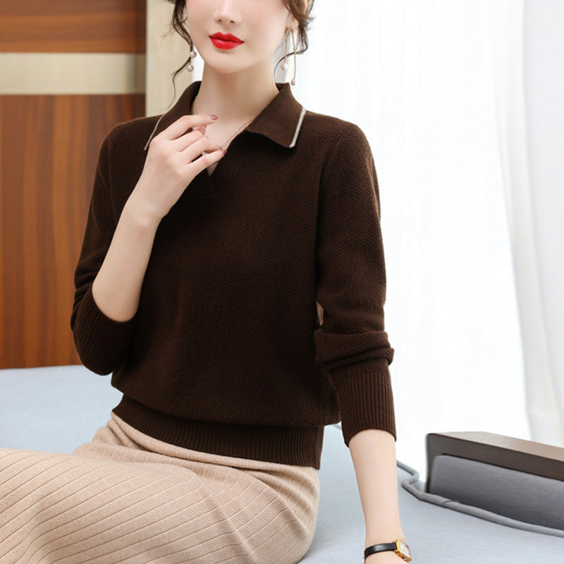 Collared Polo Sweater