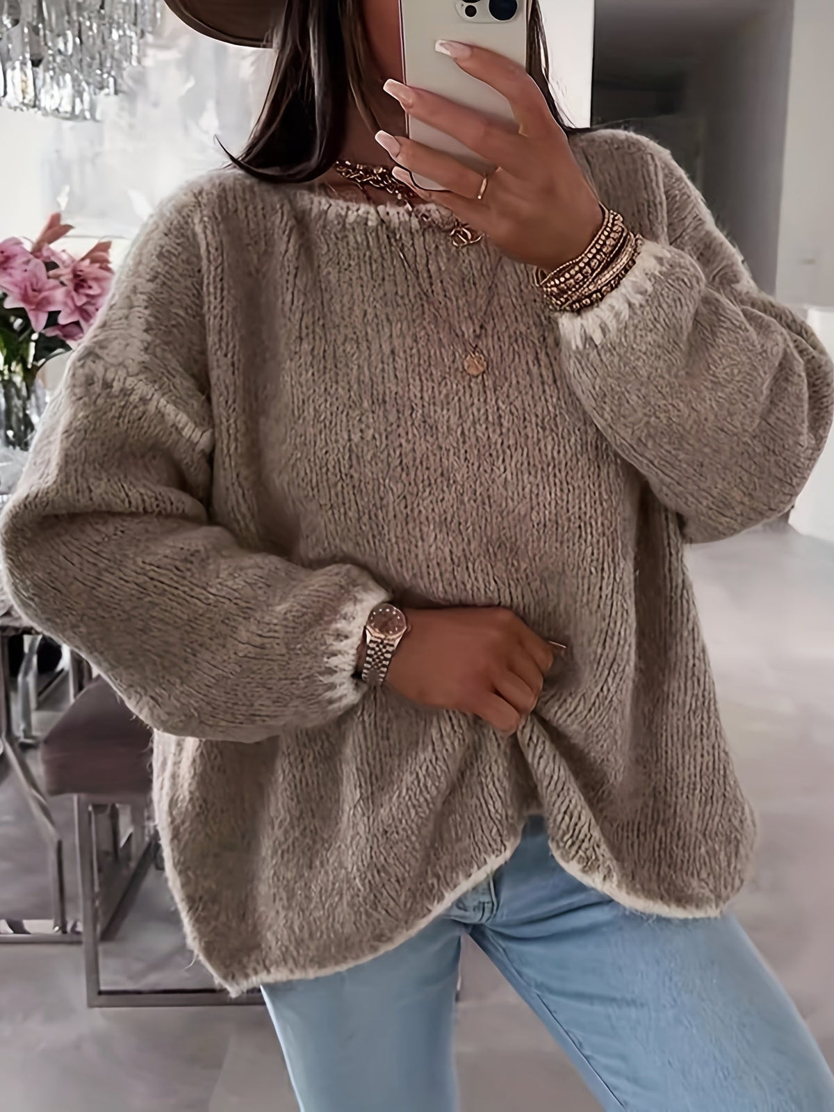 Adaline | Cozy Boat Neck Sweater