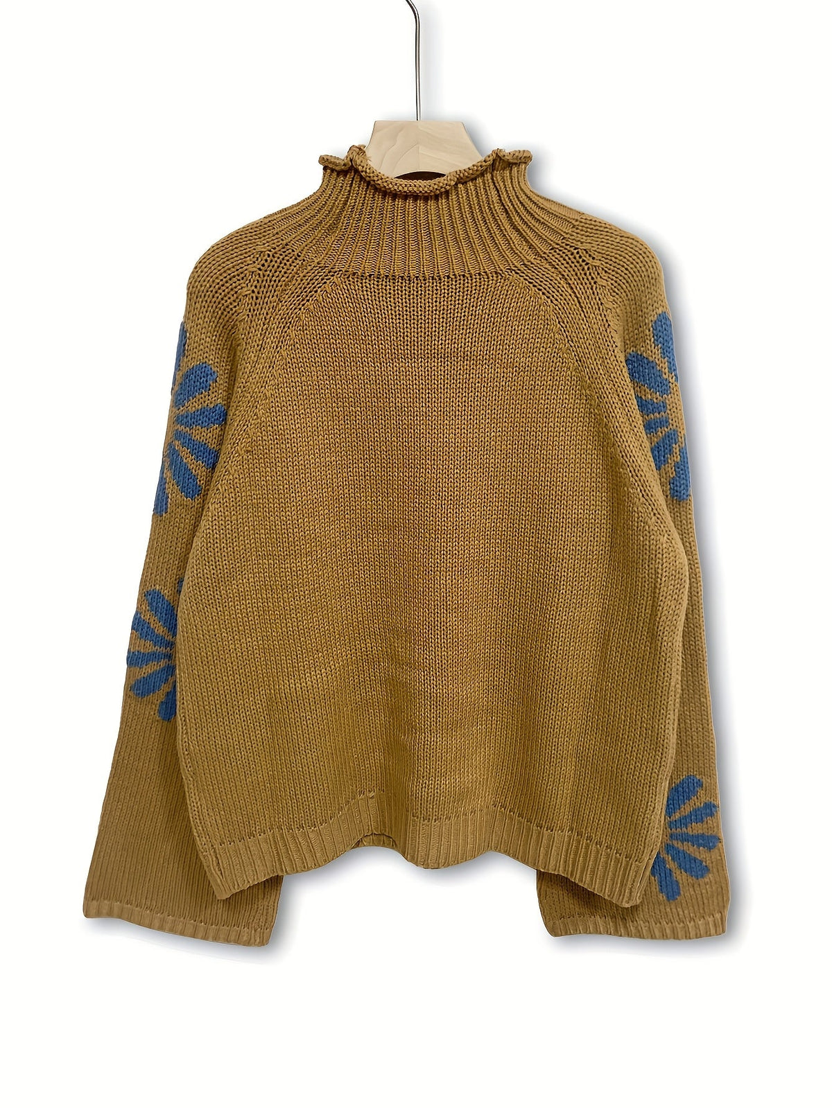 Tilda | Floral Print High-Neck Sweater