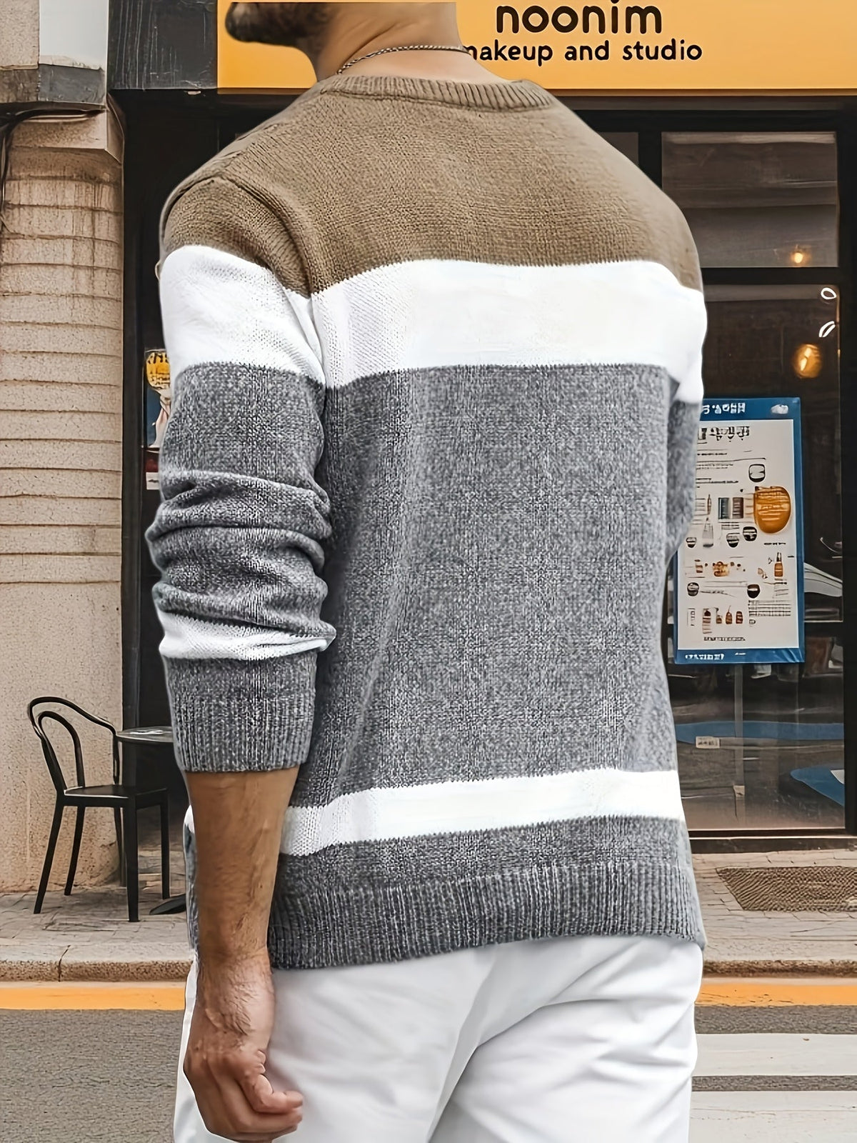 Bradley | Chunky Cable-Knit Sweater with Texture