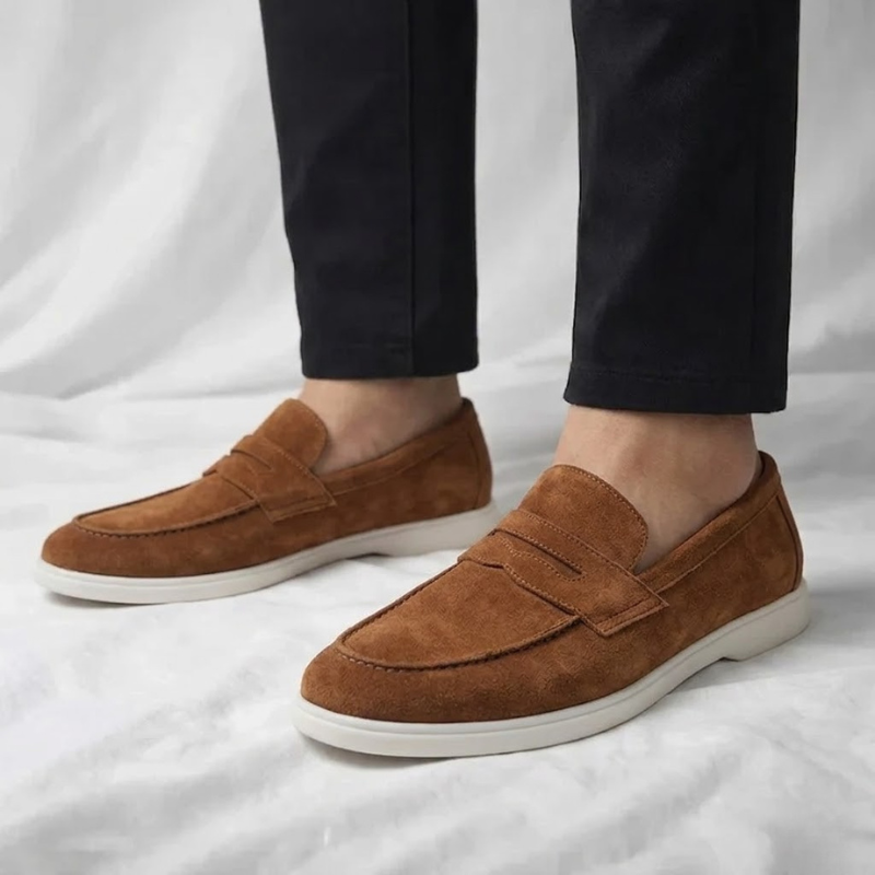 Mayfair Suede Penny Loafers