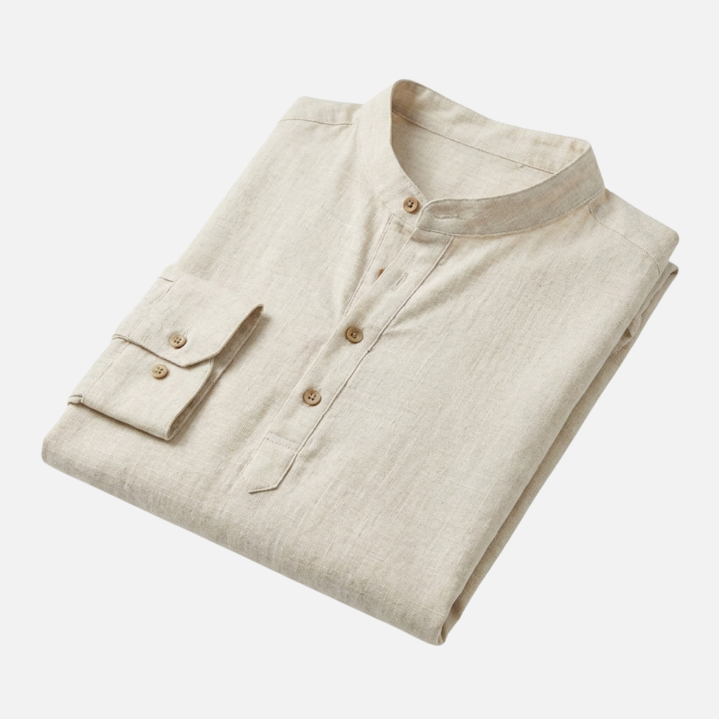 OLDMONEYLOOK | Men’s Classic Linen Summer Shirt