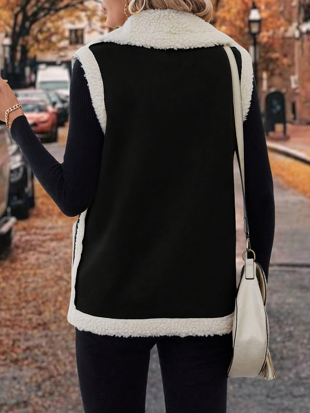 Cecily | Cozy Lined Lapel Vest