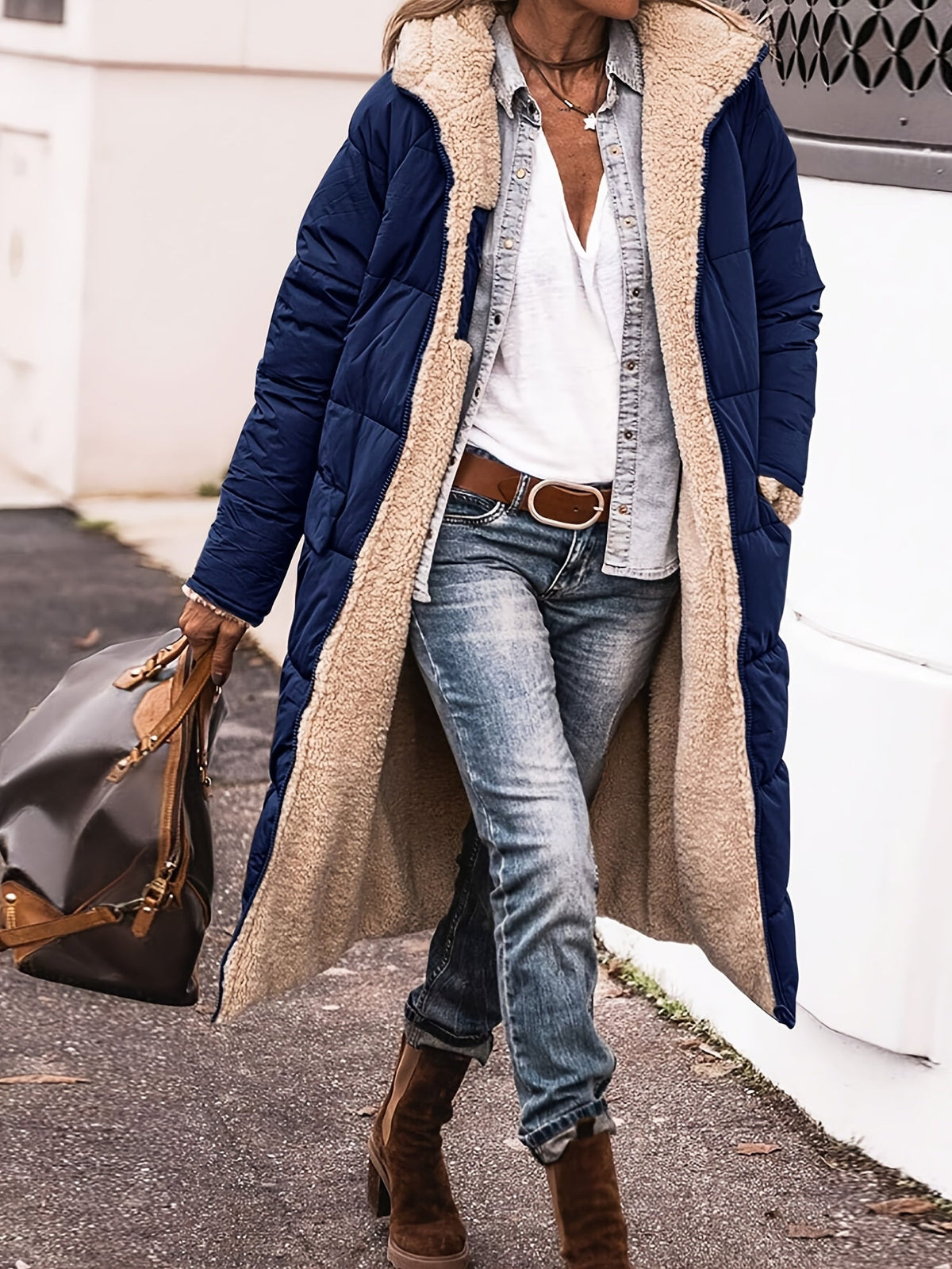 Women's Long Fit Winter Coat | Breathable Design