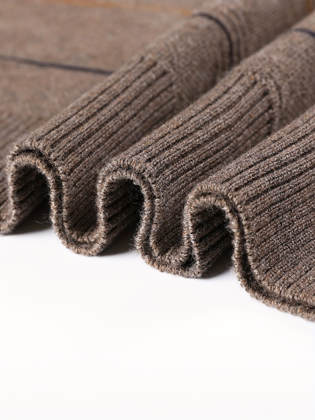 Tristan | Ribbed Knit Sweater with Half-Zip Design