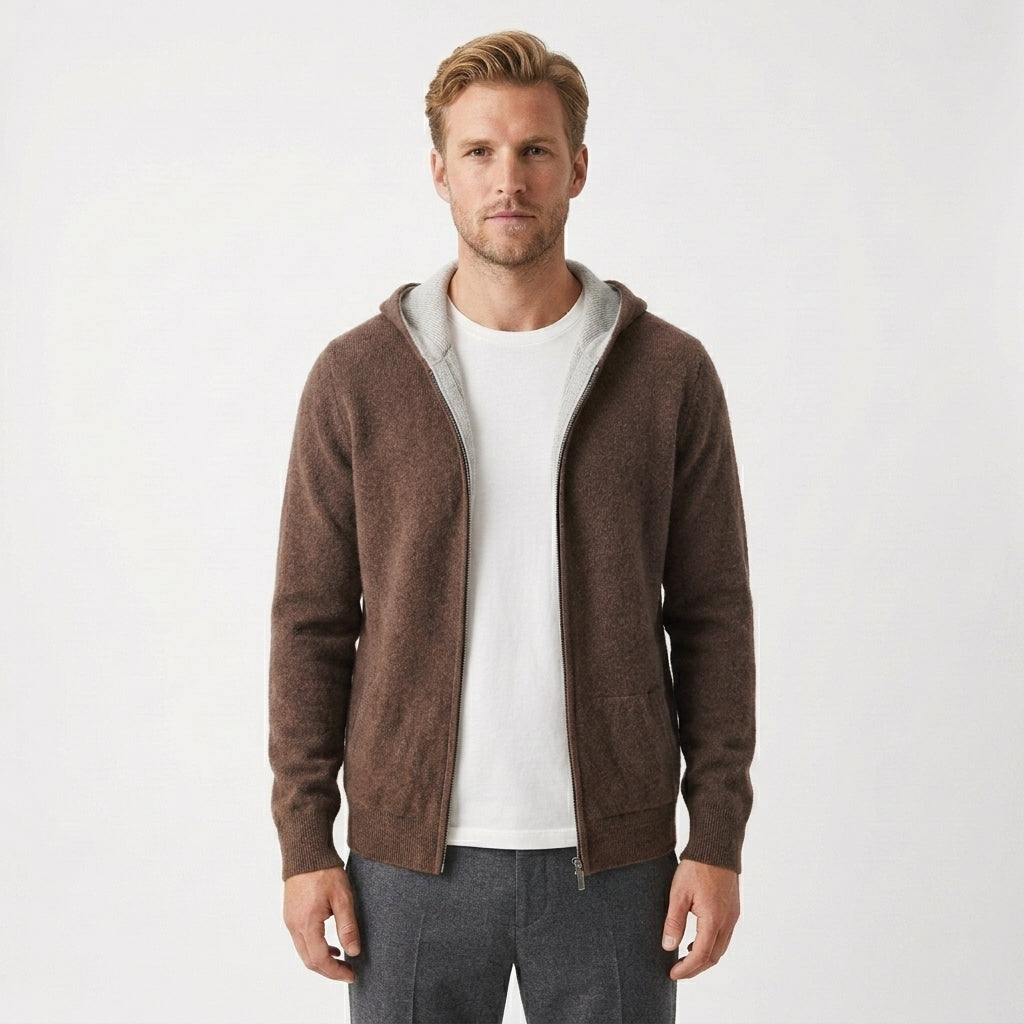 CASHMERE HOODIE FOR MEN