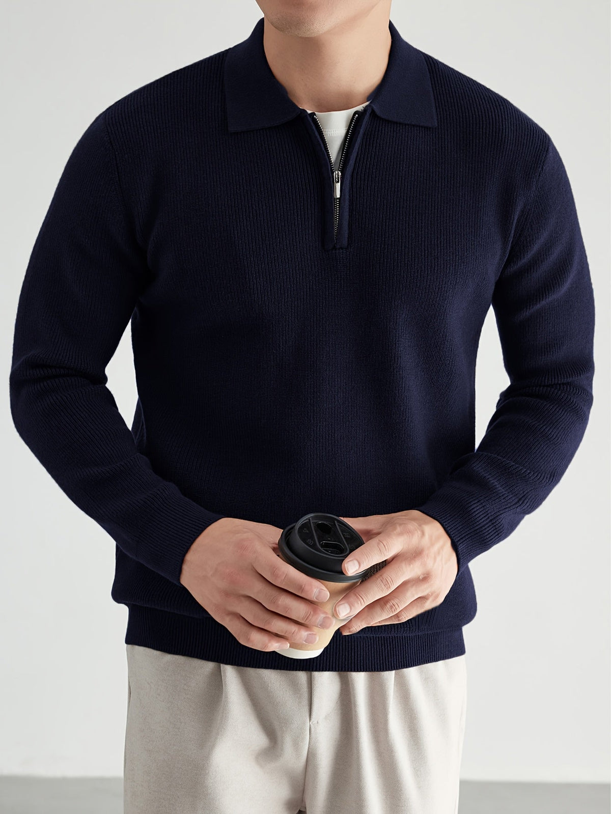 Douglas | Quarter-Zip Polo Sweater
