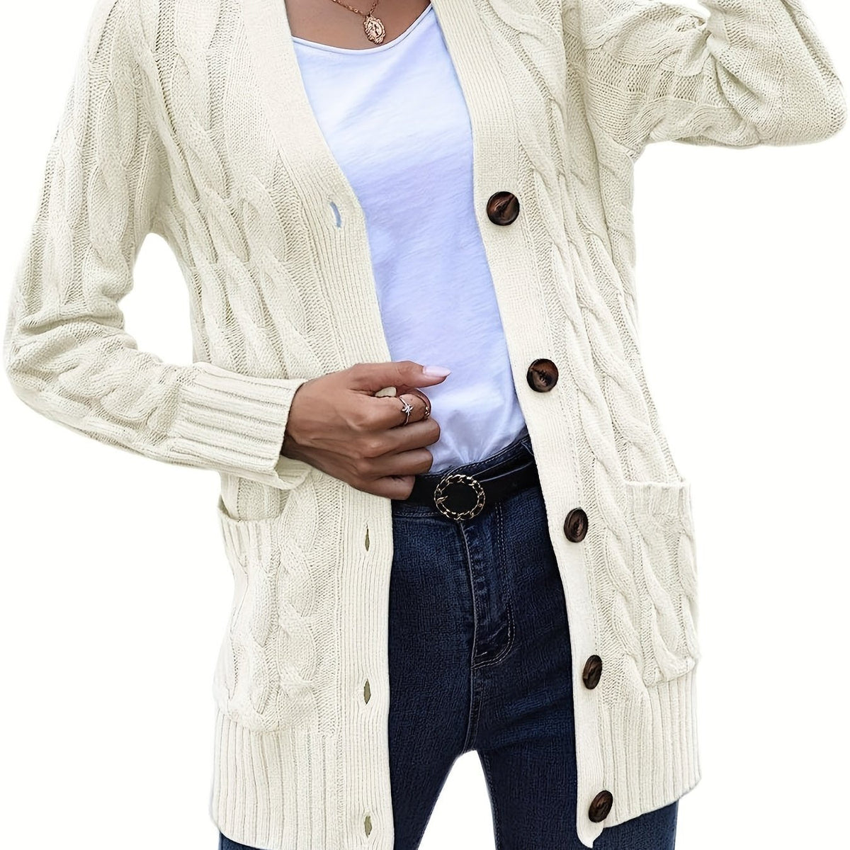 Chic Women's Knitted Cardigan