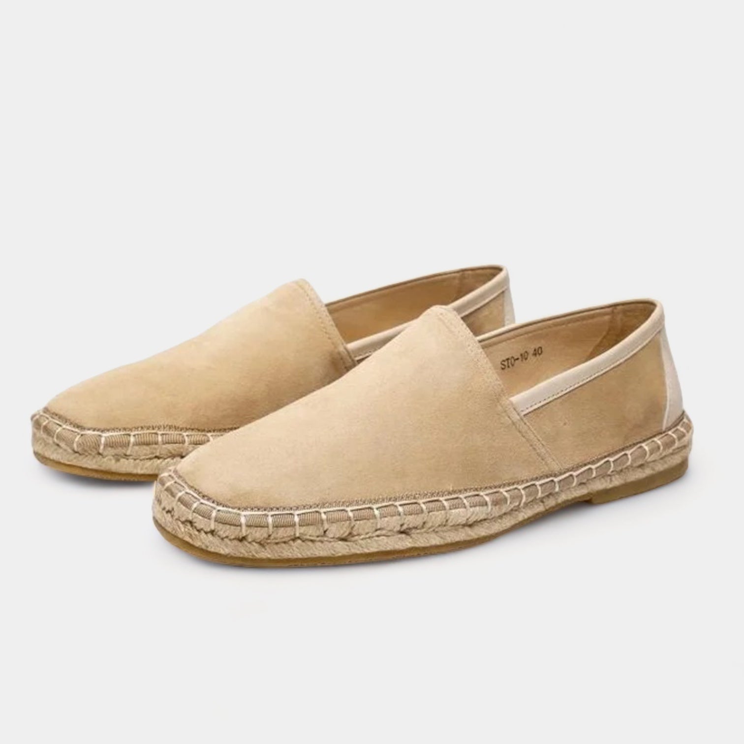 OLD MONEY Tressed Suede Loafers