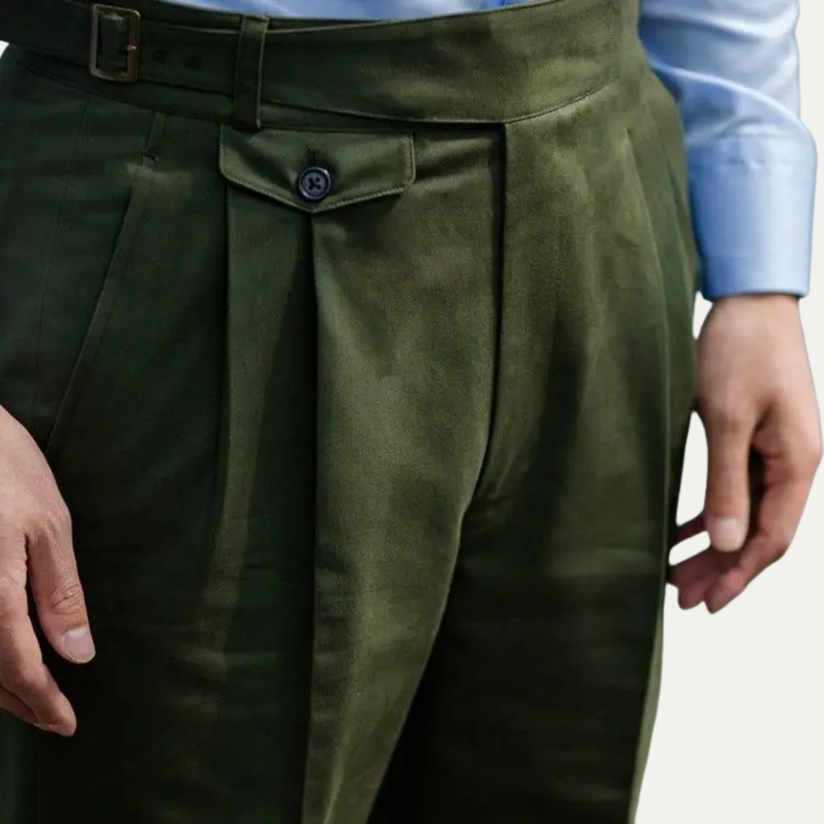 The Sirmione Men’s Casual Business Loose Fit Trousers