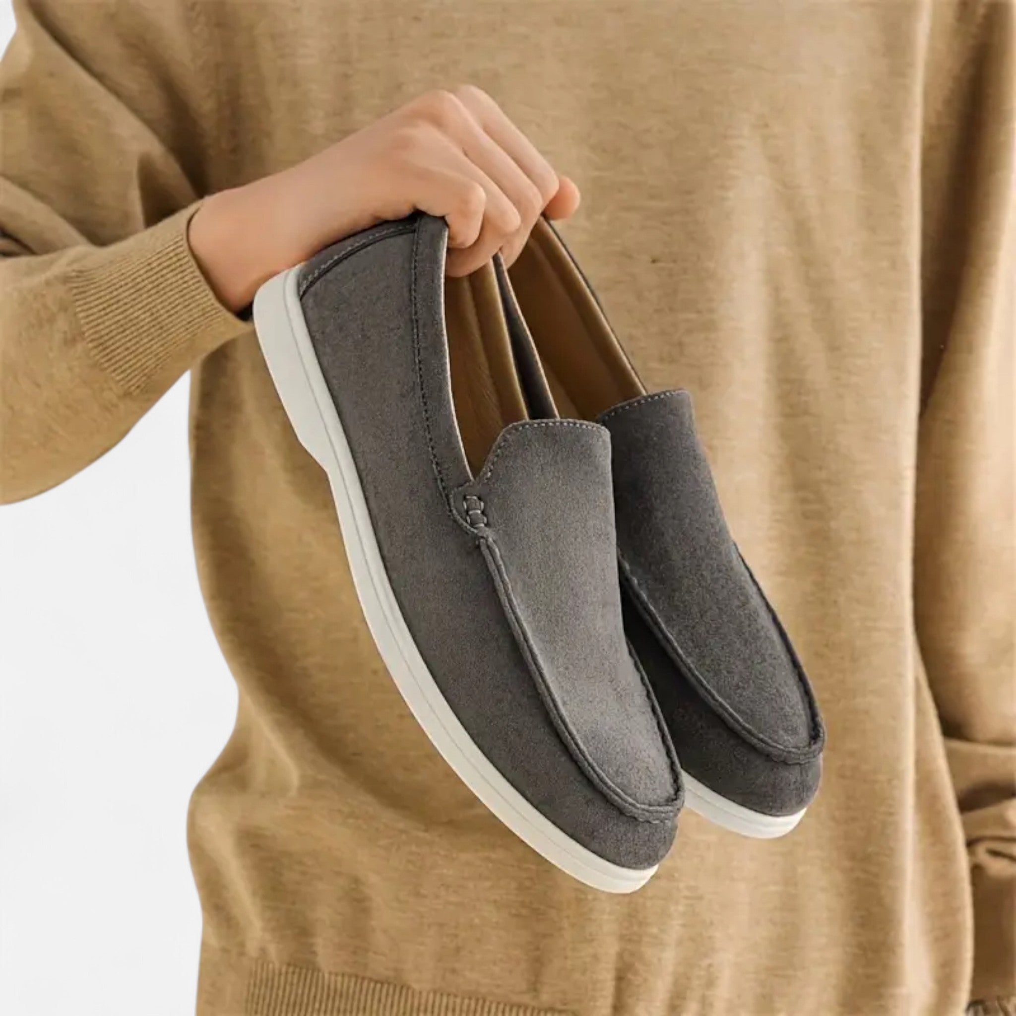 OldMoneyLook | Men’s Low Suede Loafers