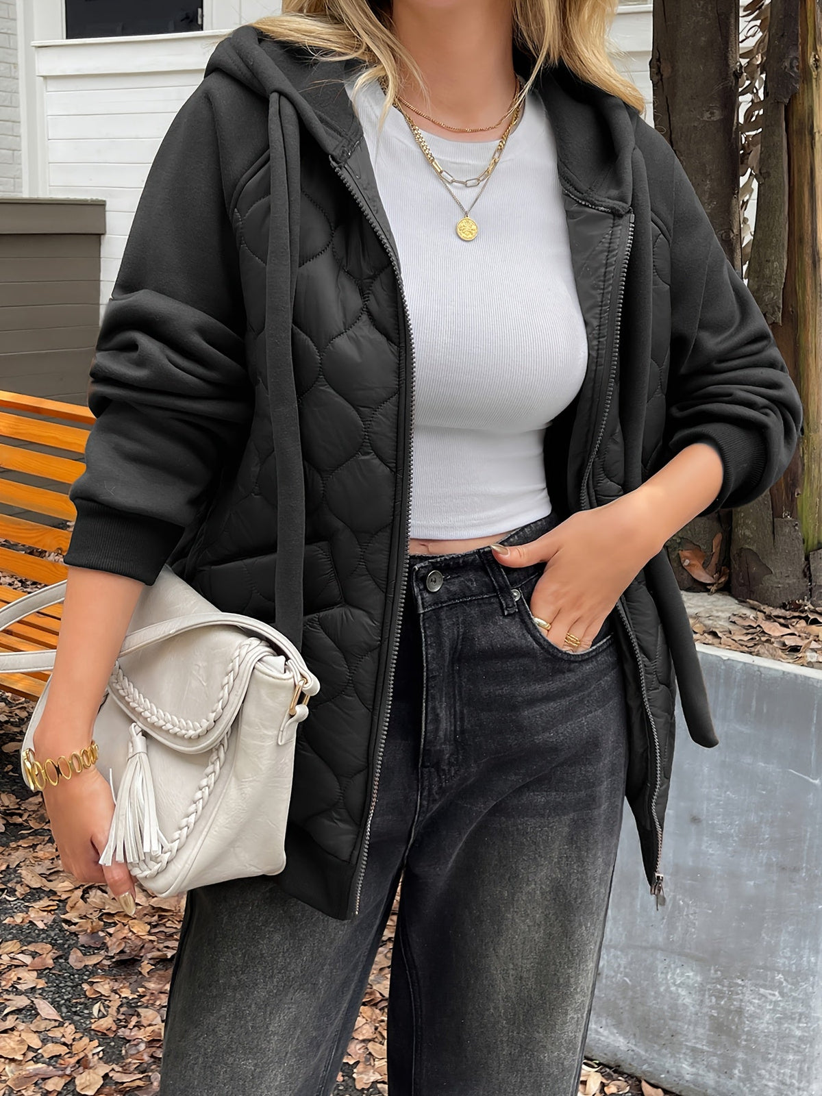 Helene | Hooded Quilted Jacket