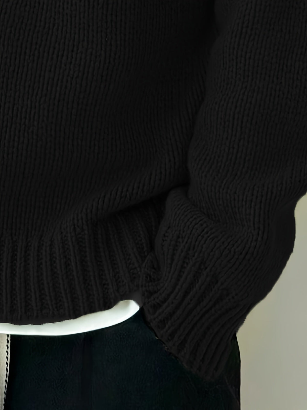 Emory | Casual Drop-Shoulder Knit Sweater