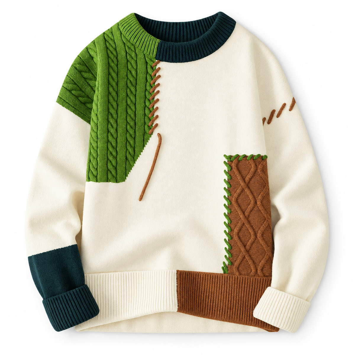 Arty Patch Sweater