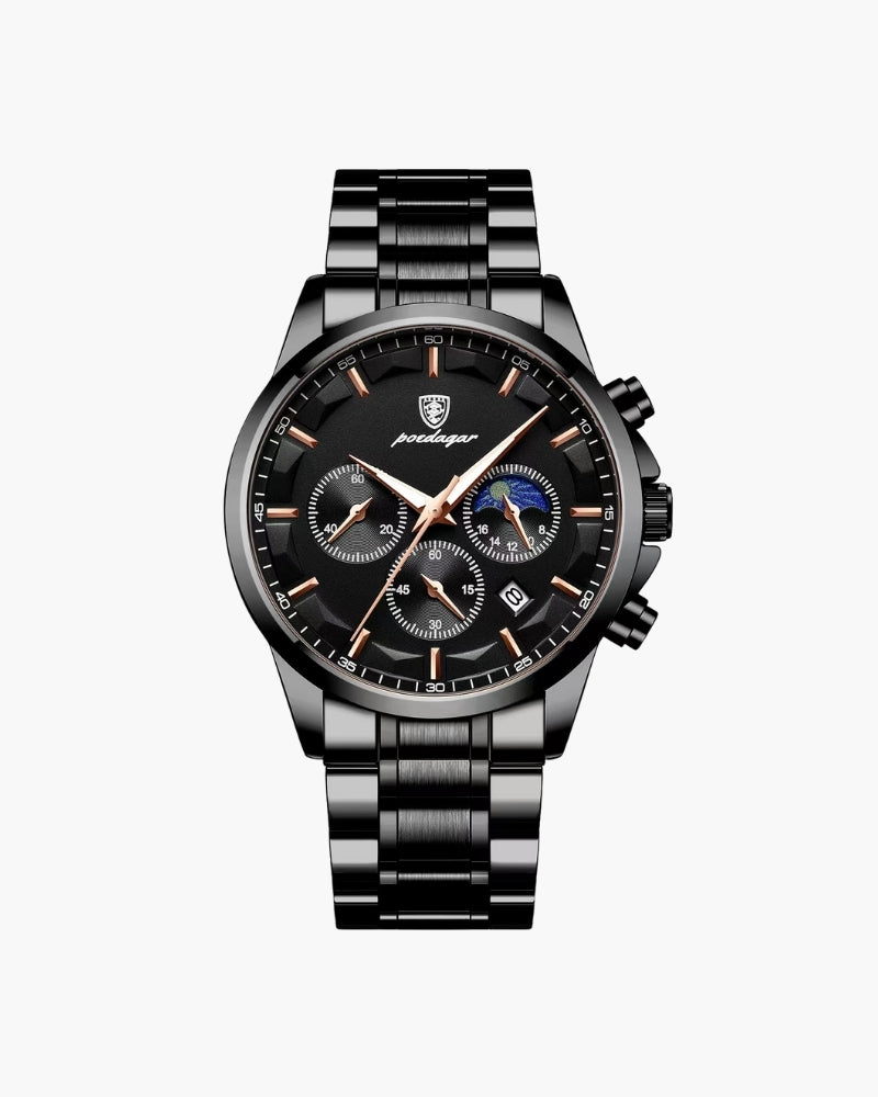 Precision Chronograph Steel Watch