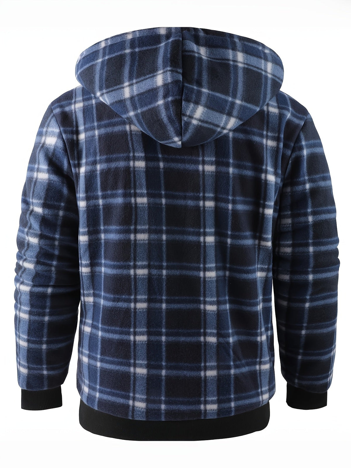 Colton | Sherpa-Lined Hooded Shirt Jacket
