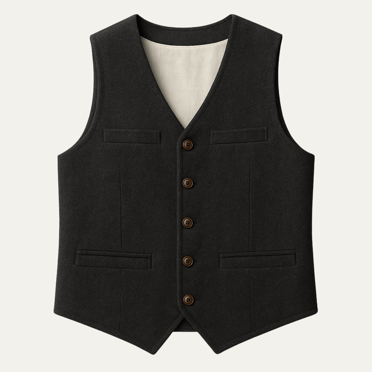 The Harrington Men’s Vintage Button Up Sweater Vest