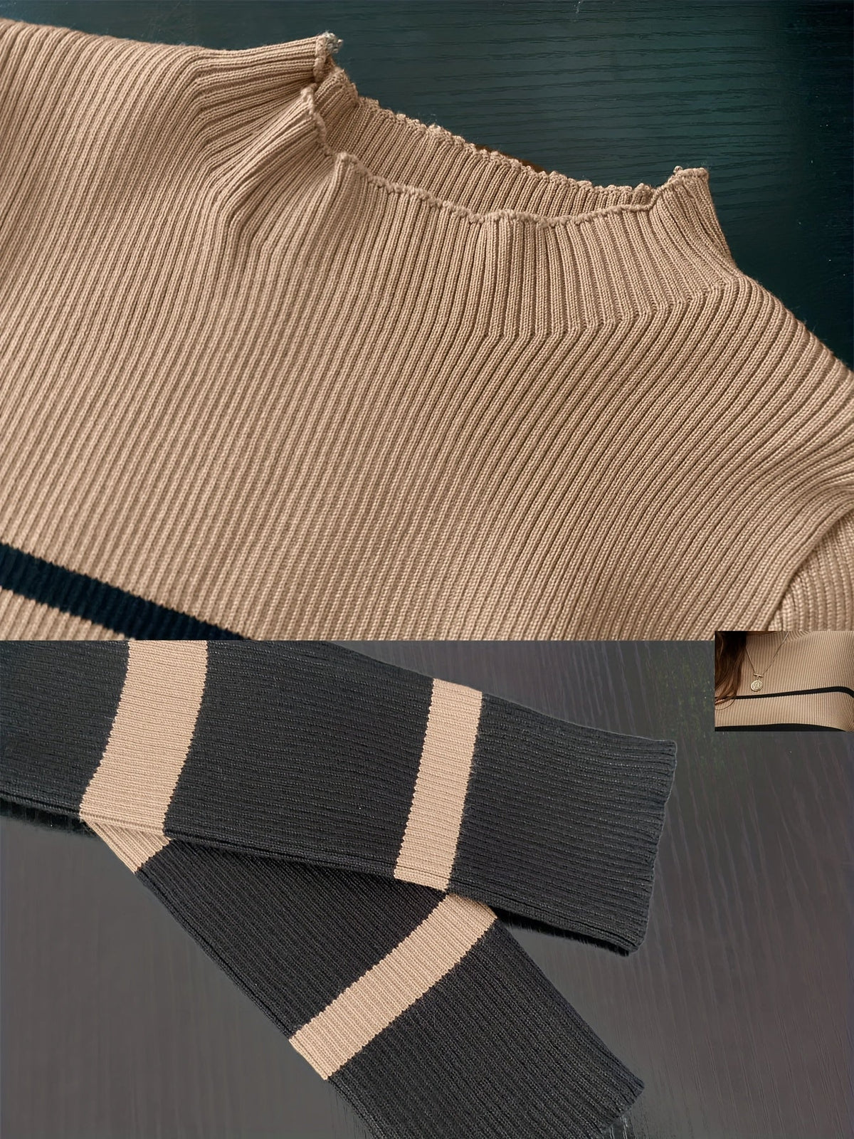 Daphne | Elegant Striped Bodycon Dress