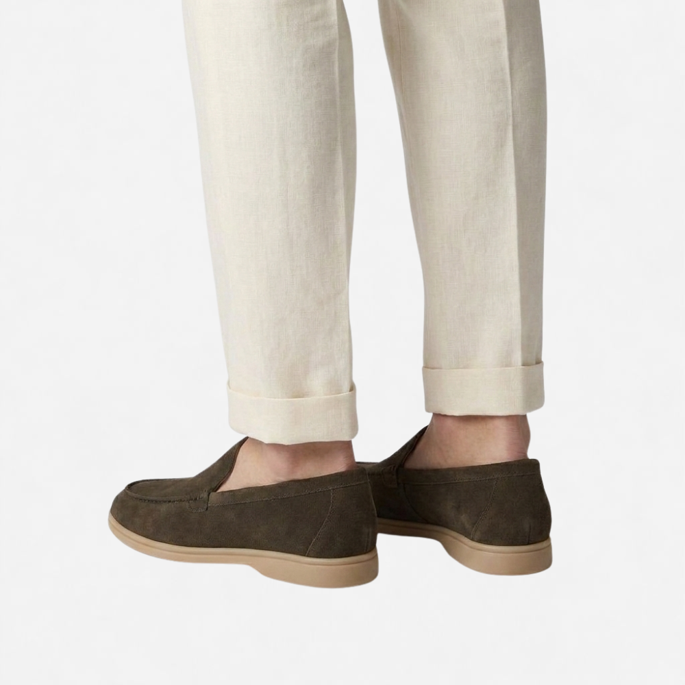 OLDMONEYLOOK | Men’s Classic Slip-On Suede Loafers