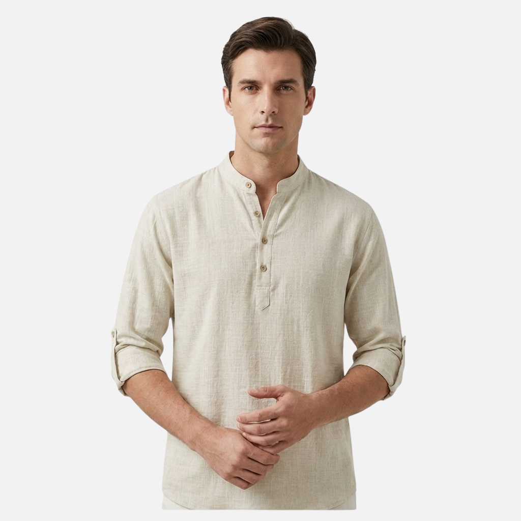OLDMONEYLOOK | Men’s Classic Linen Summer Shirt