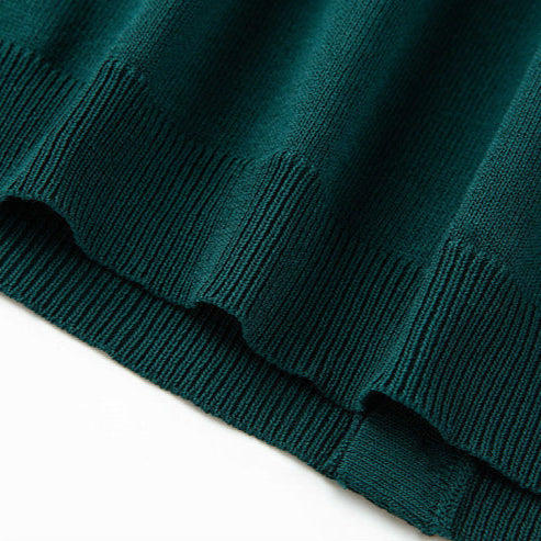 Knitted Striped Polo