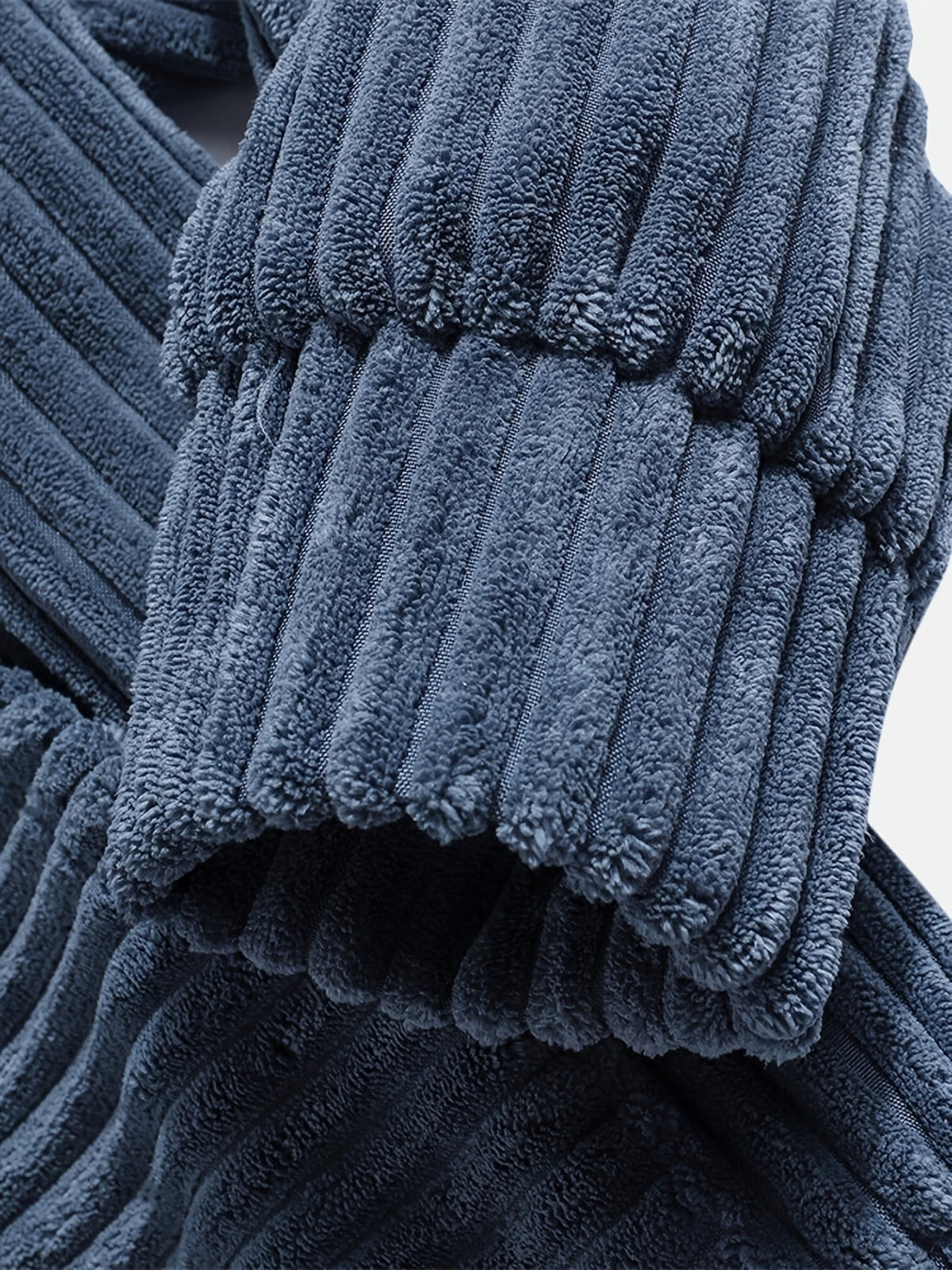 Lawrence | Textured Ribbed Hoodie