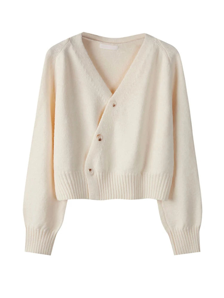 Women's V-Neck Relaxed Fit Cardigan