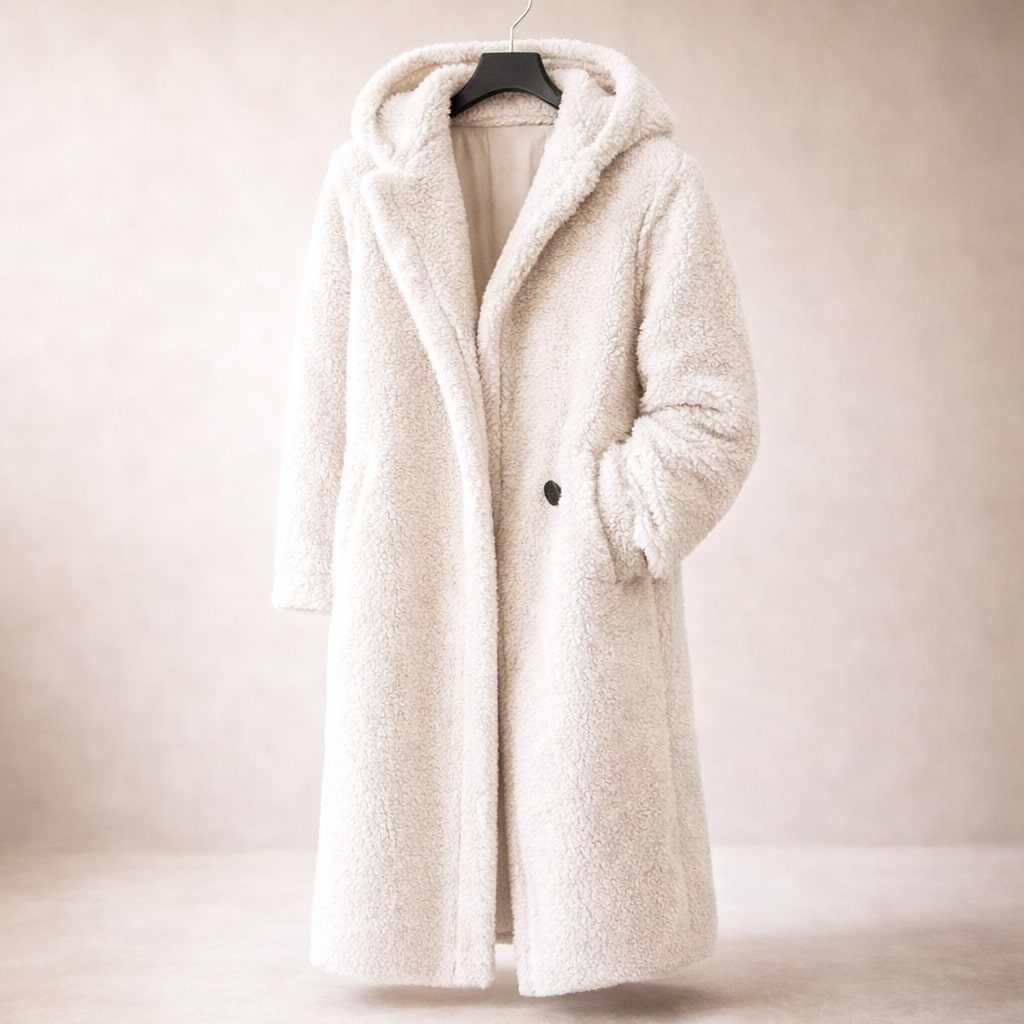 Chic Long Hooded Coat for Women