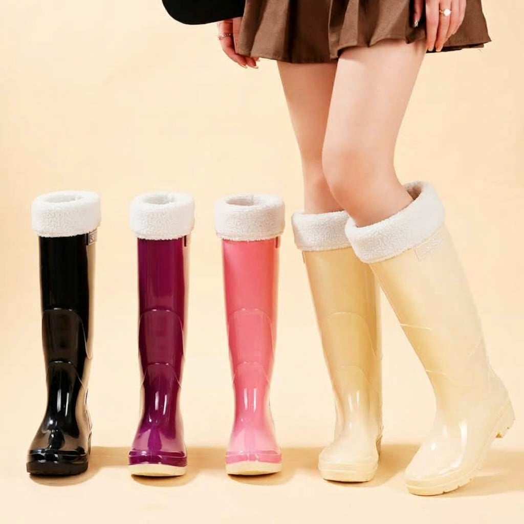 Ladies' Knee-High Rain Boots